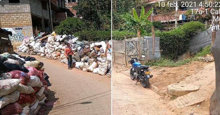 “Así empezó/así va”: la calle del barrio 13 de Noviembre que era un basurero quedó así