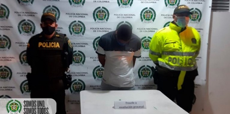 Capturado por fraude a resolución procesal en Yolombó