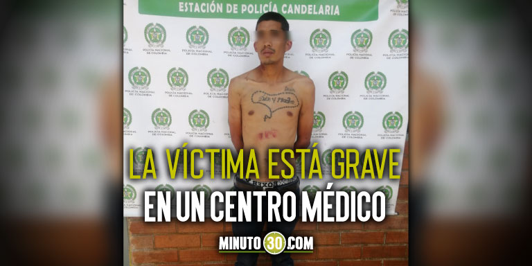¡Qué violencia! En pleno centro de Medellín le enterró un puñal en el pecho a otro hombre “por venganza” 1 TENTATIVA
