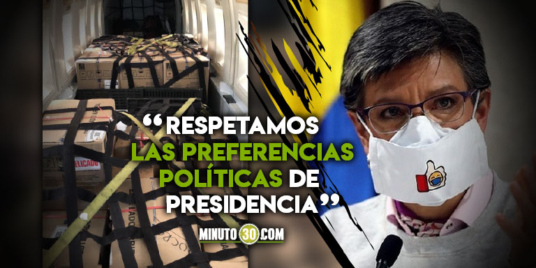 Fuerte descargo de Claudia López contra Presidencia porque aún no le dan las vacunas de Bogotá