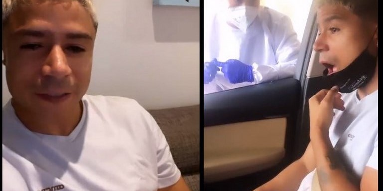 VIDEO. Critican a Daniel Calderón por su reacción tras saber que tiene covid