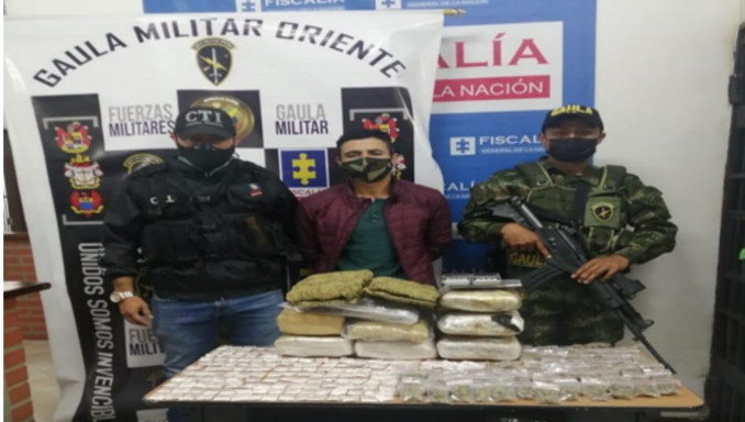 ¡Lo ‘pillaron’ en flagrancia! Un sujeto fue capturado por microtráfico en el Oriente antioqueño