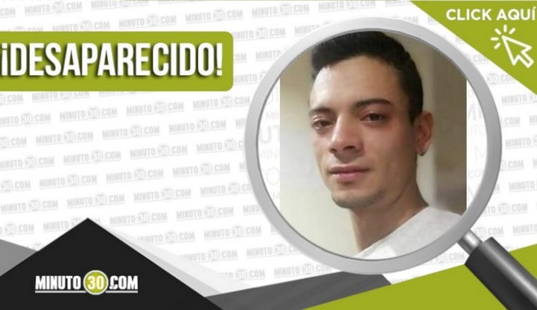 ¿Lo ha visto? Danny Steven Montoya de 29 años salió de su casa en Barbosa y no ha regresado 1 desaparecido