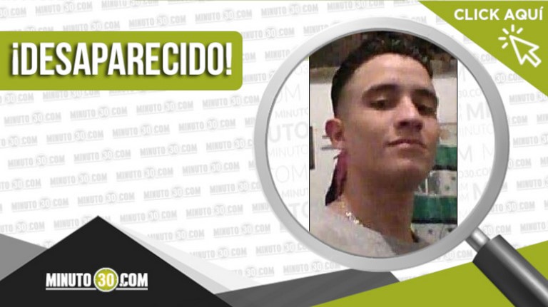 Santiago Diaz Velásquez está desaparecido