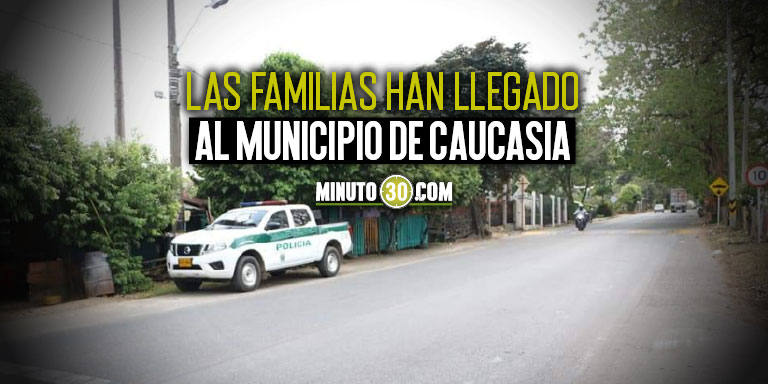 Cerca de 18 familias salieron desplazadas de sus viviendas en la vereda Río Man en Cáceres, Antioquia
