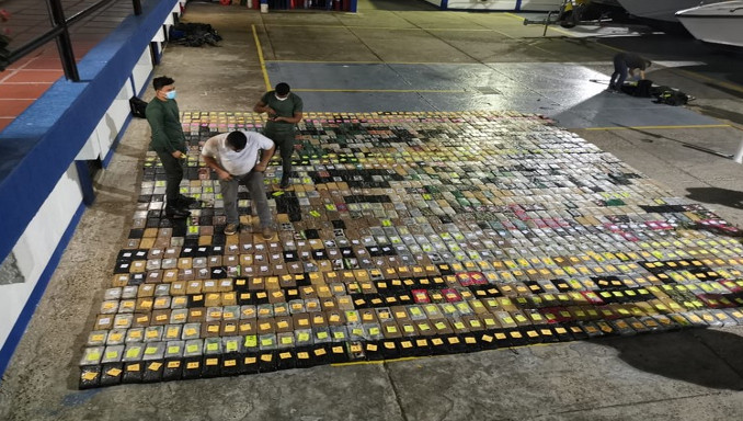 En lo corrido del año la Armada Nacional ha incautado más de 12 toneladas de cocaína