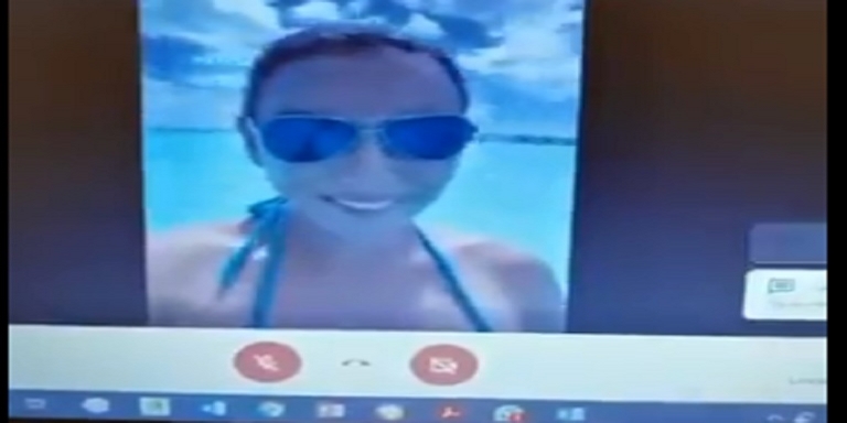 VIDEO: ¡Ante todo la responsabilidad! Estudiante se vuelve viral por recibir clases desde Cancún 1 estudiante