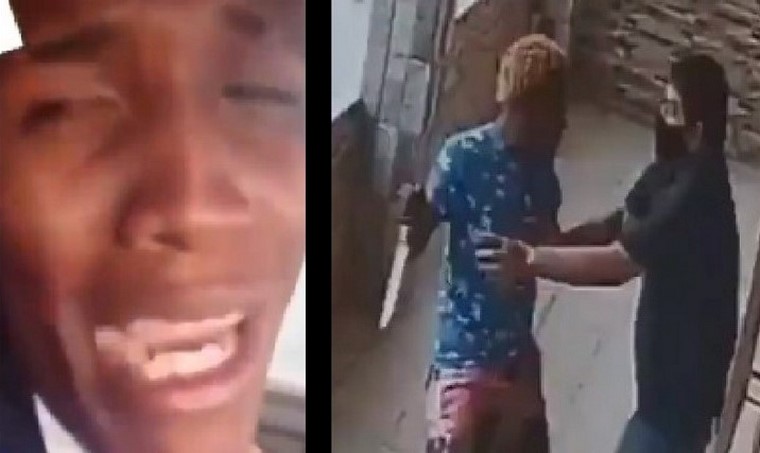 VIDEO: ¡Ahí sí llora! Ladrón se ofrece hasta a lavar la ropa de los policías para que no lo lleven preso, luego de robar a hombre con un cuchillo