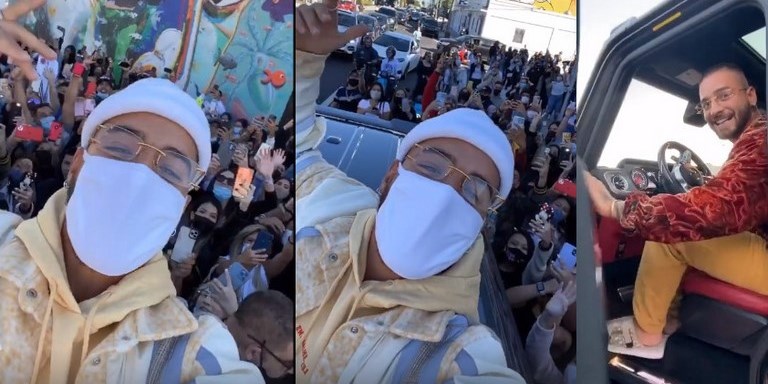 VIDEO. Cancelan evento de Maluma en Miami por violar las normas de bioseguridad