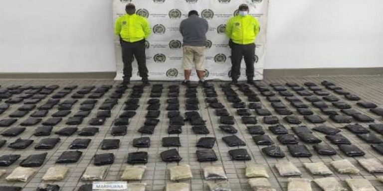 Así camuflaron la droga que pretendía llegar a Bogotá desde Cali