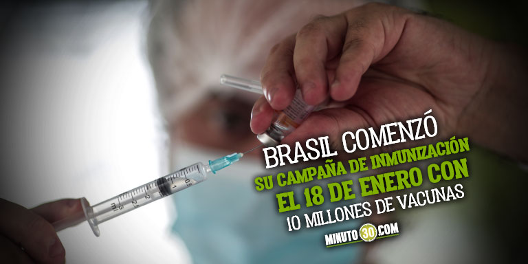 Río de Janeiro suspenderá su campaña de inmunización por falta de vacunas COVID