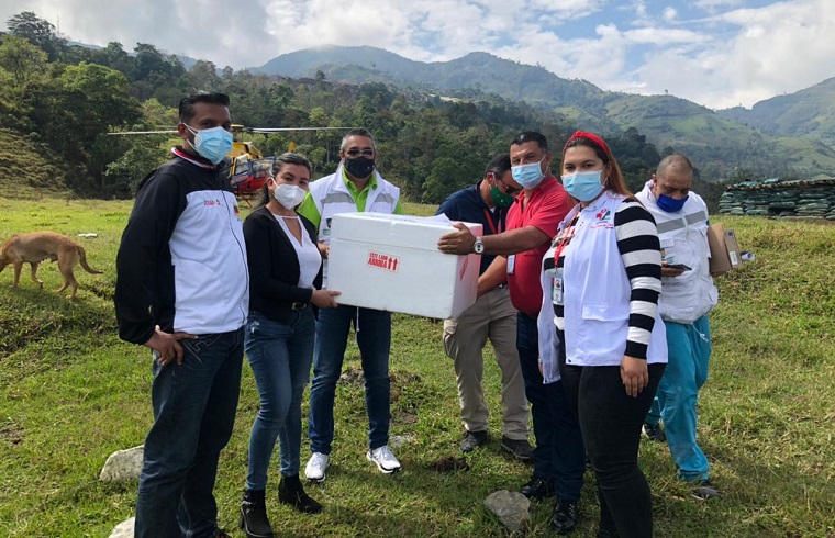 Las vacunas COVID llegaron a Peque, Puerto Berrío, Ituango y Caicedo