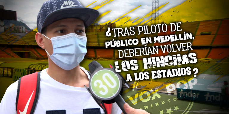 Video: ¡Muy divididos! Paisas, entre volver o no el público a los estadios, tras final del Medellín