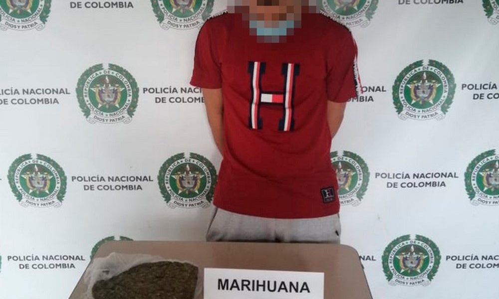 Capturado con marihuana