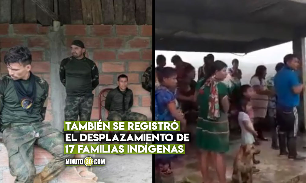 EN VIDEO: Ejército denuncia retención de 9 militares por parte de la comunidad indígena en el Carmen de Atrato, Chocó 1 Carmen de Atrato