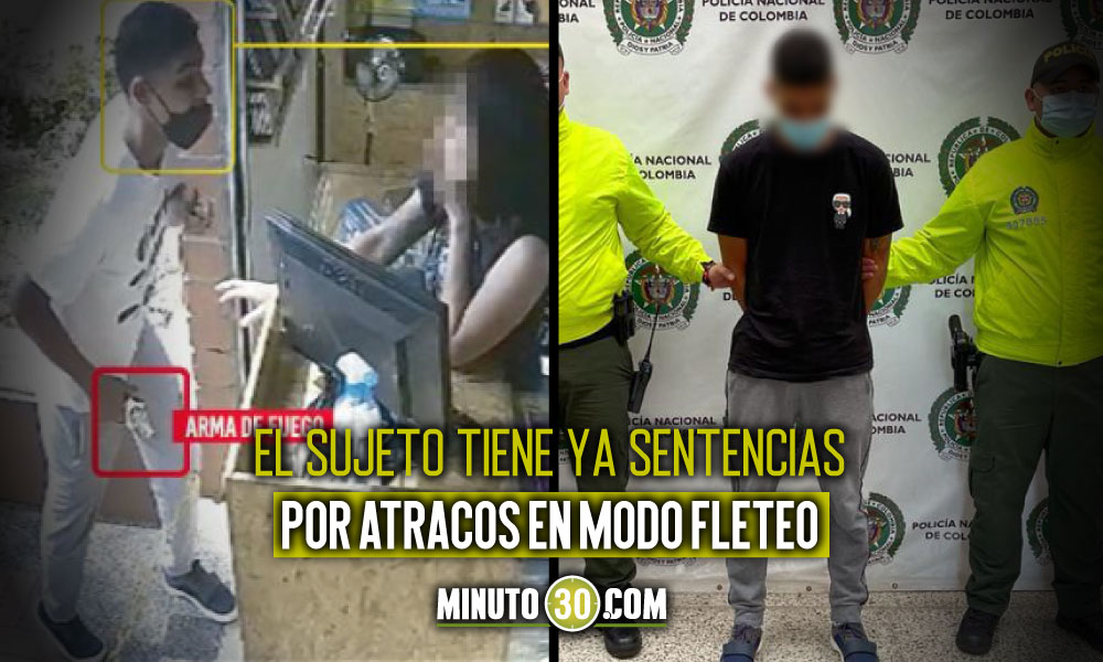 EN VIDEO: Alias “El Coste” un reconocido fletero que tenía azotada a la ciudadanía de Medellín, fue capturado 1 alias El Coste