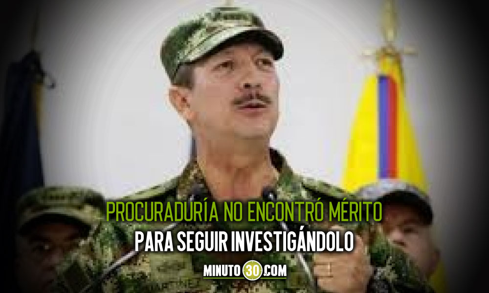 Archivan investigación contra el general (r) Nicacio Martínez, por falsos positivos 1 Nicacio Martínez