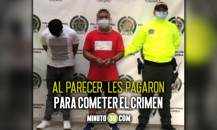 EN VIDEO: Cayeron los sicarios que mataron a un comerciante en Laureles, el pasado 22 de febrero 1 sicarios