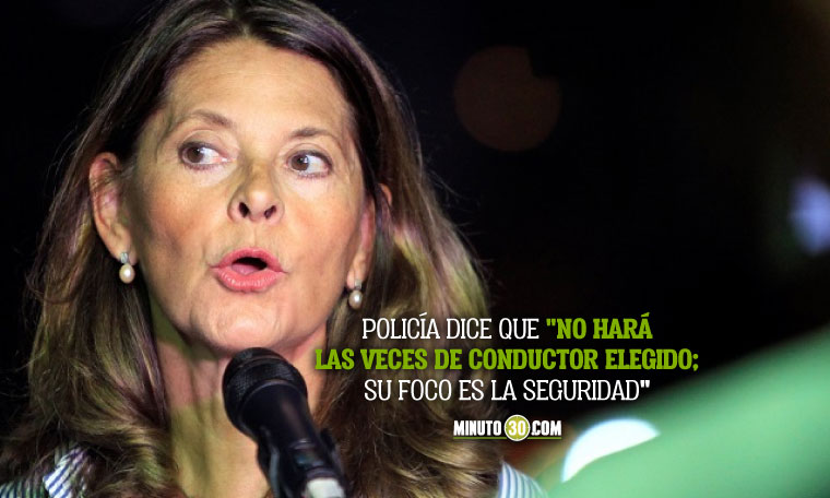 Marta Lucía Ramírez propone que Policía sirva como 'conductor elegido' para borrachos y causó polémica 1 Marta Lucía Ramírez