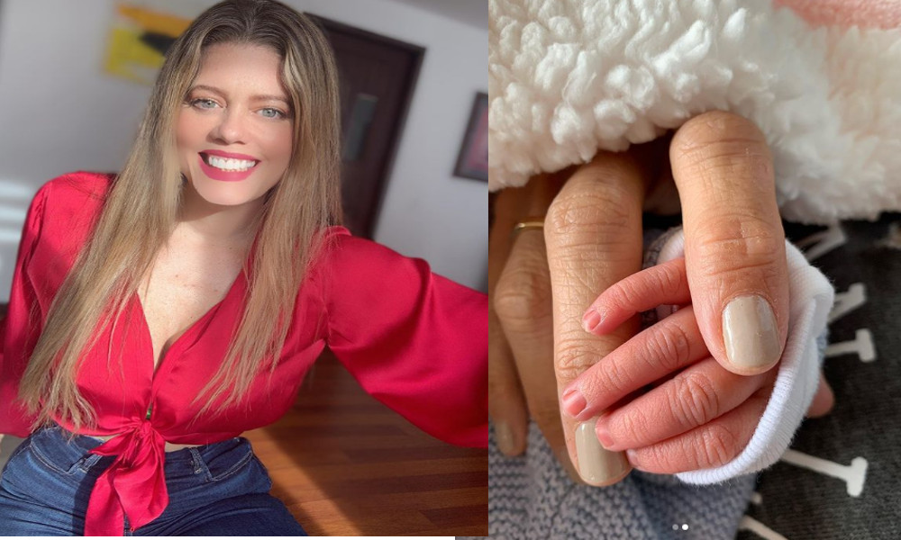 'La felicidad de ser abuela' Lorna Cepeda compartió foto con su primera nieta