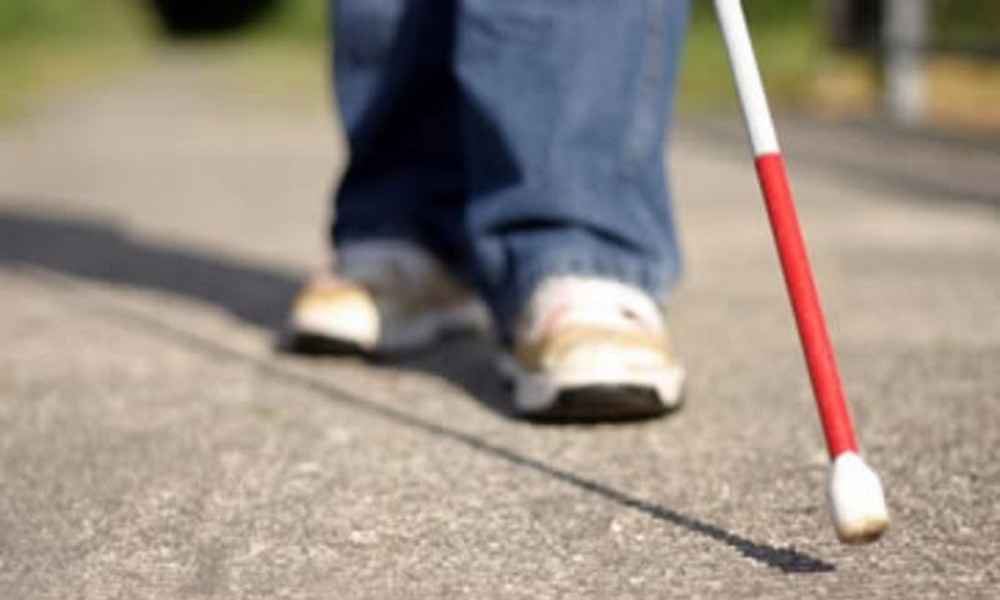 Población invidente protestó frente a la alcaldía de Pereira por falta de inclusión; hasta para movilizarse se ven afectados