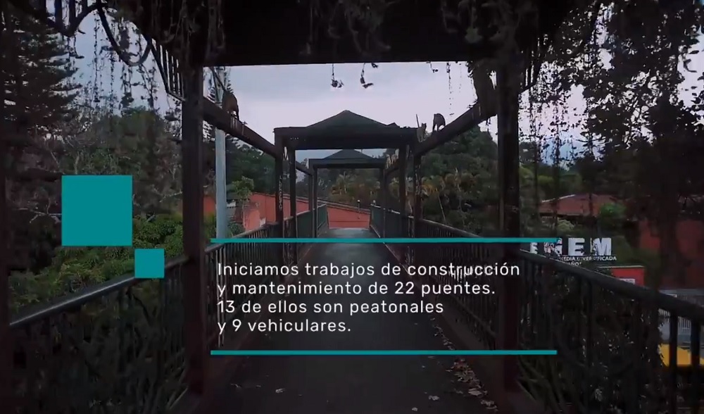 Puentes peatonales en Medellín