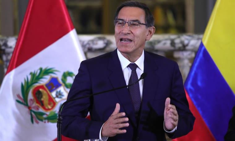 Piden prisión preventiva para Vizcarra, expresidente peruano