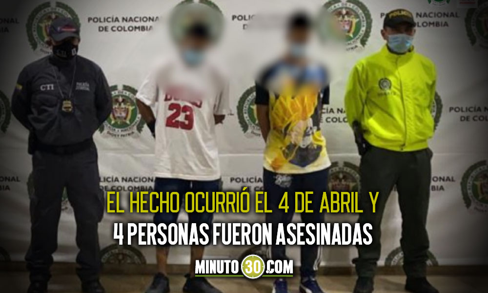 VIDEO: Capturaron a los presuntos responsables de la masacre en Circasia, Quindío 1 Capturaron a presuntos responsables de masacre en Circasia