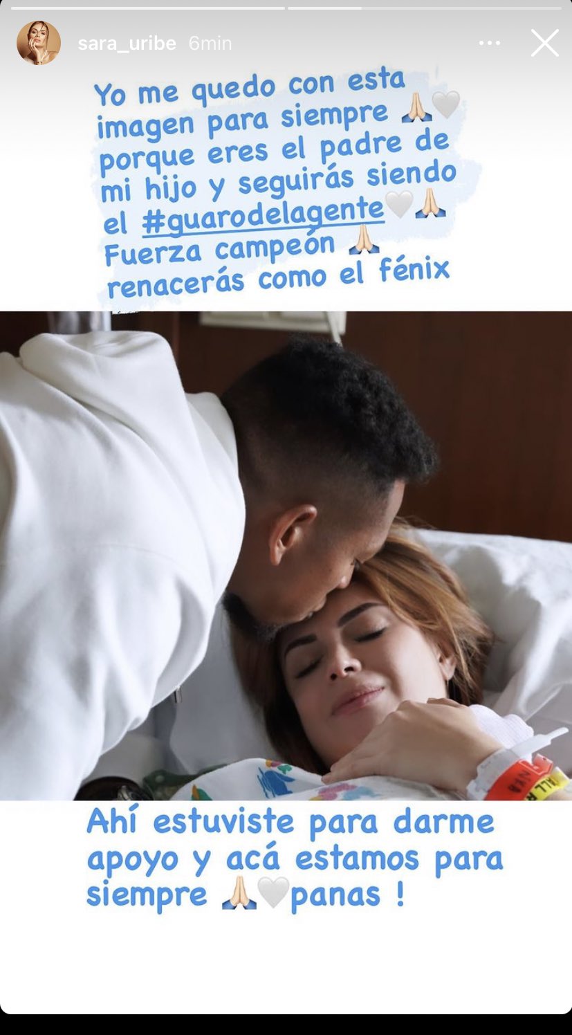 FOTO: Emotivo mensaje de Sara Uribe para Fredy Guarín 1 sara uribe mensaje