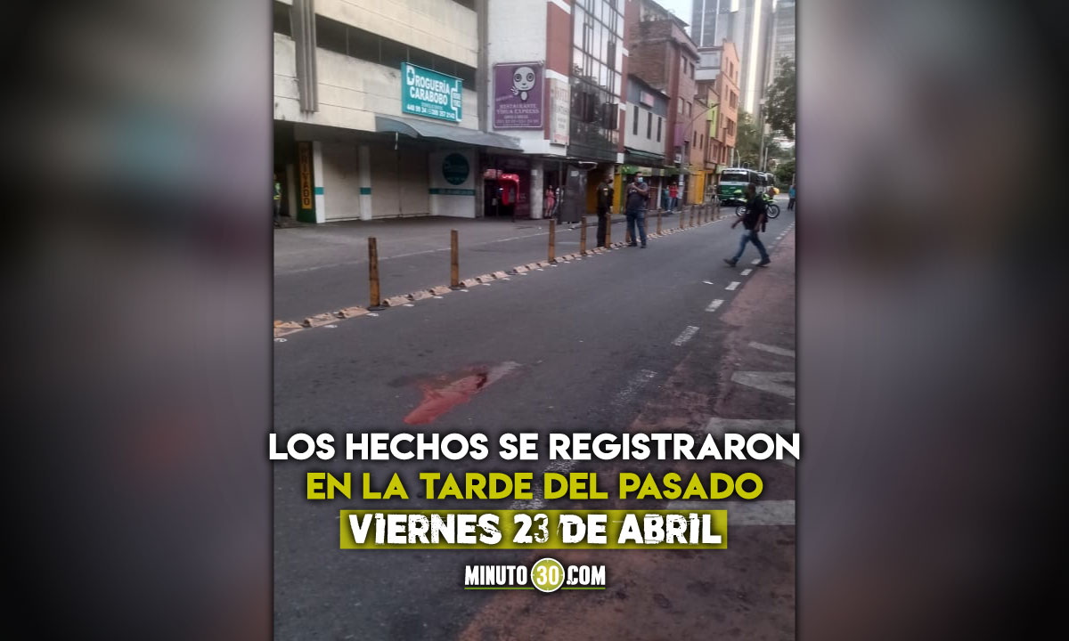 ¡Qué inseguridad! A habitante de calle lo mataron en medio de un robo 1 Centro de Medellín