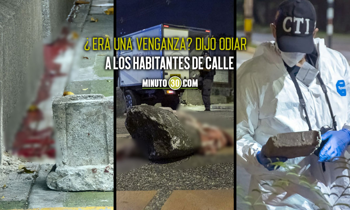 EN VIDEO: ¡Todos a piedra! Asesino serial habría matado a varios habitantes de calle en Medellín 1 Asesino serial
