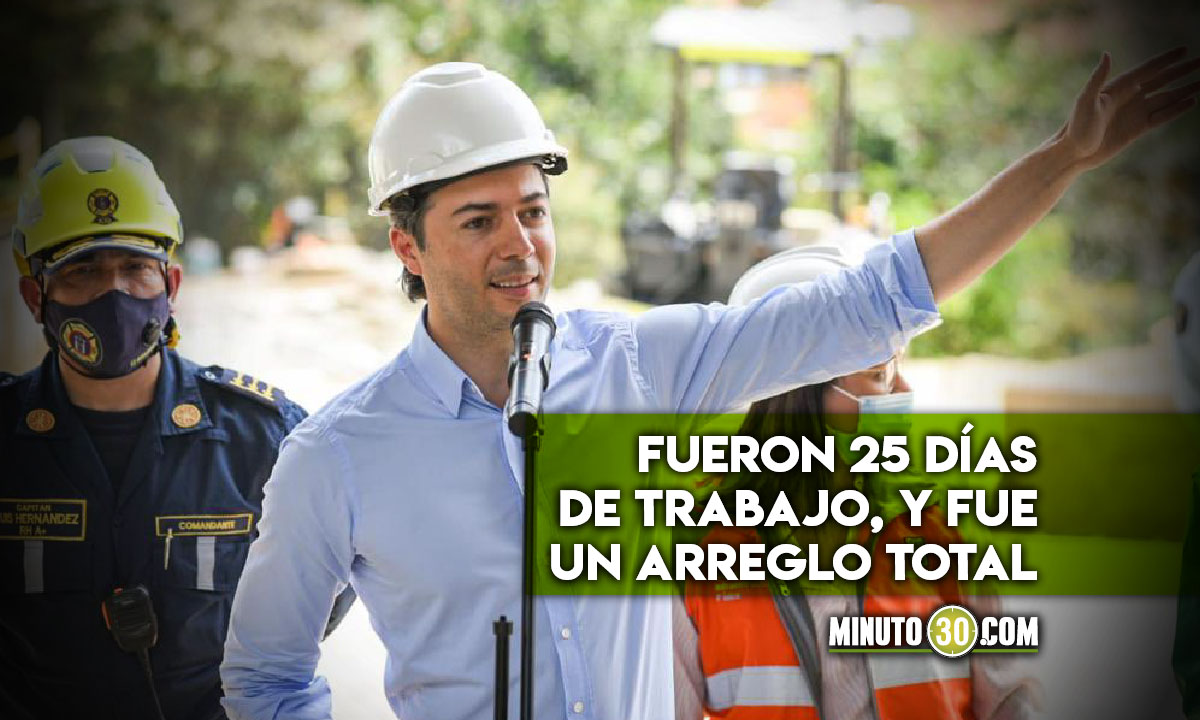¡Atención! Habilitan la avenida Las Palmas, luego del hundimiento en la Loma del Indio 1 Las Palmas