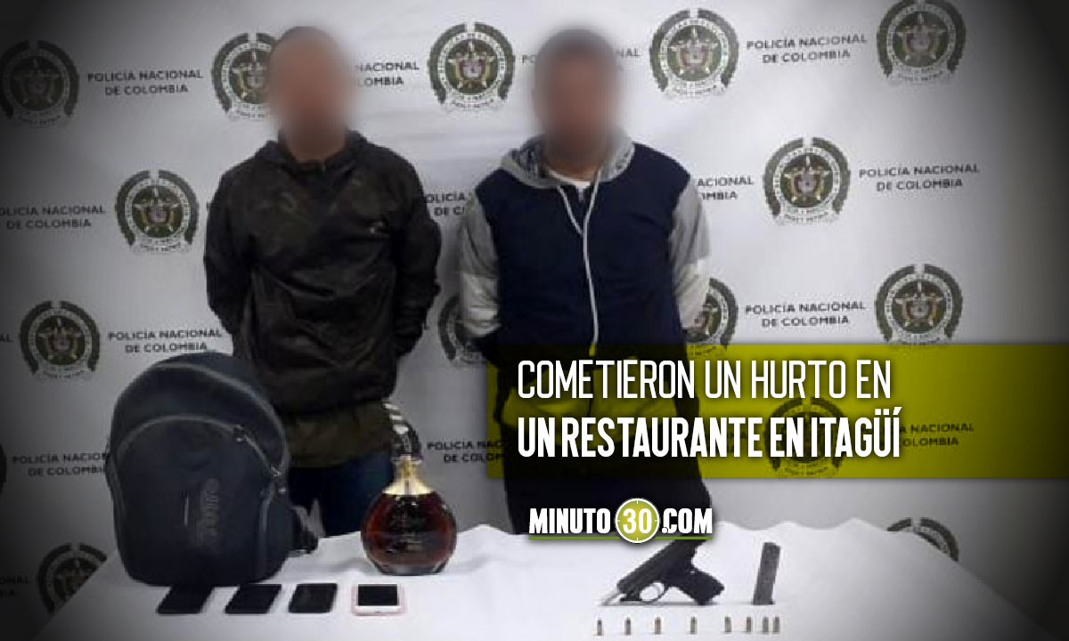 ¡Así es que es! Dos ladrones pasarán más de 9 años de su vida en prisión 1 Itagüí