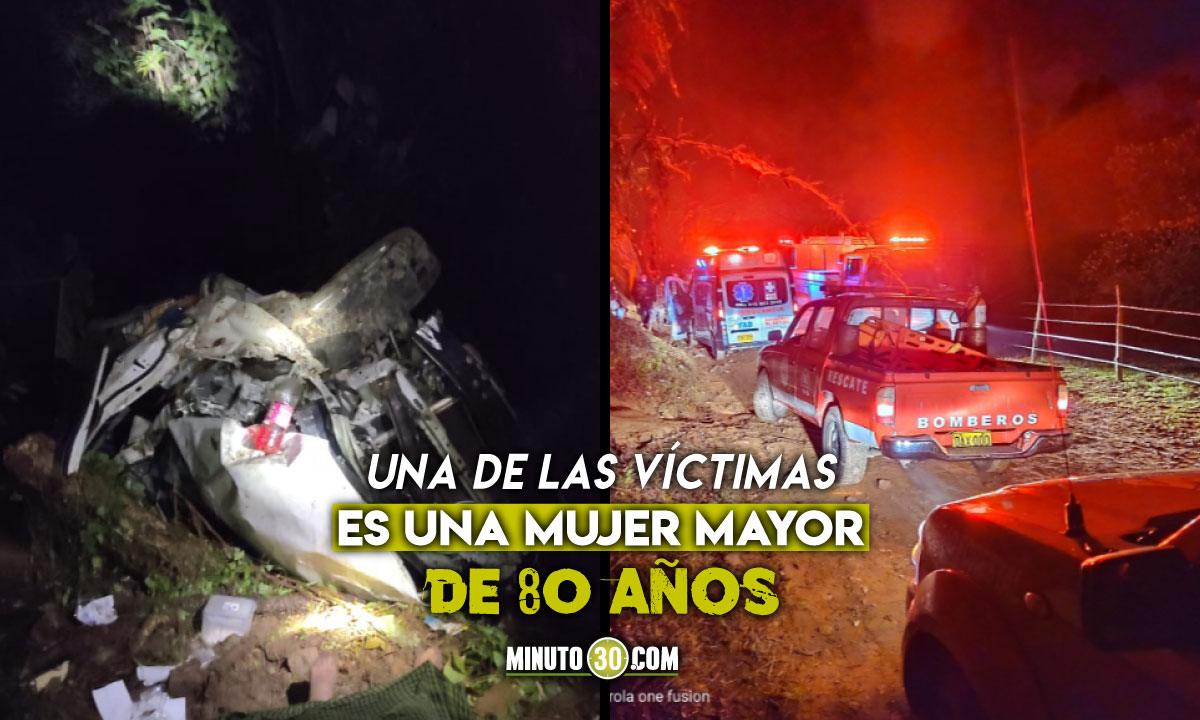 EN VIDEO: ¡Qué tragedia! Dos mujeres murieron tras caer en un carro por un abismo en El Retiro 1 El retiro