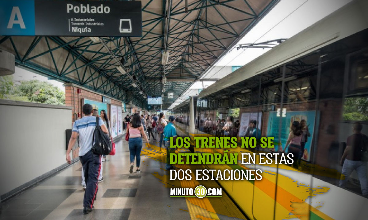 ¡Por manifestaciones! Estaciones Niquía y Universidad por fuera de servicio 1 Metro estaciones