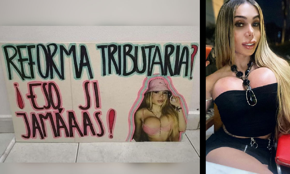 "Eso sí jamás", famosa frase de Luna Gil viral en Twitter contra la reforma tributaria 1 Luna Gil