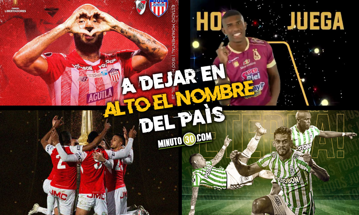 Este miércoles, cuatro equipos colombianos estarán en acción en los torneos continentales 3 Este miercoles cuatro equipos colombianos estaran en accion en los torneos continentales