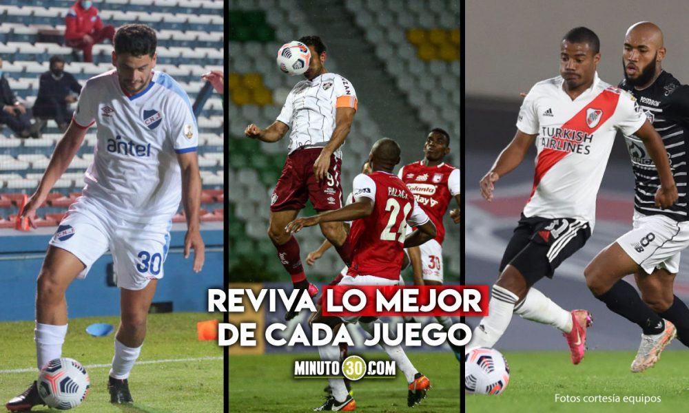 Goles y mejores momentos de partidos de equipos colombianos, en Copa Libertadores