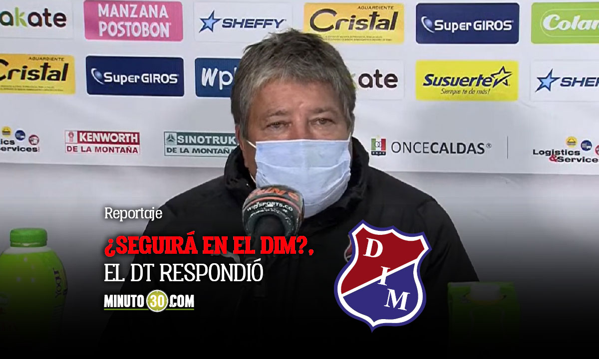 Hernán Darío Gómez entregó balance del primer semestre con el DIM 1 Hernan Dario Gomez entrego balance del primer semestre con Medellin