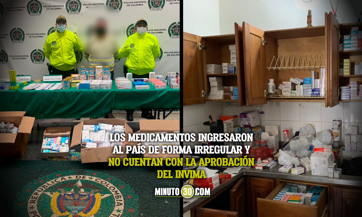 EN VIDEO: Incautaron 32.439 unidades de medicamentos comercializados de manera irregular en Medellín 1 medicamentos