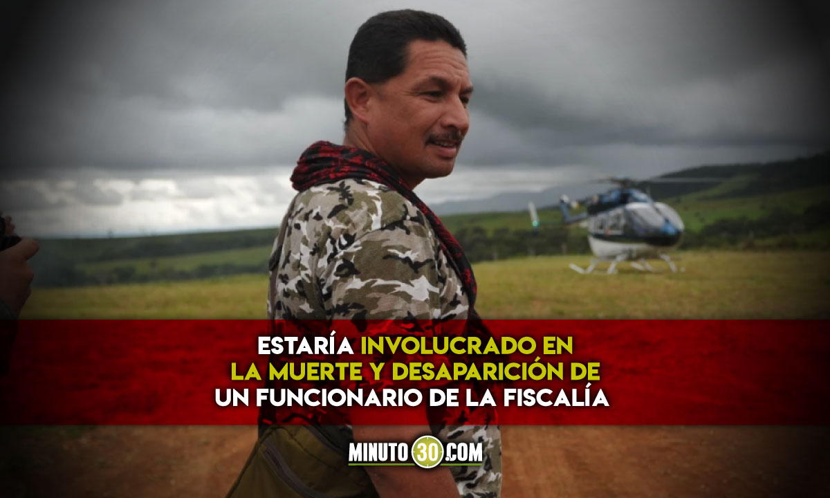 EN VIDEO: Ordenan captura contra el ‘Zarco Aldinever’, cabecilla de las disidencias Farc 1 Zarco Aldinever