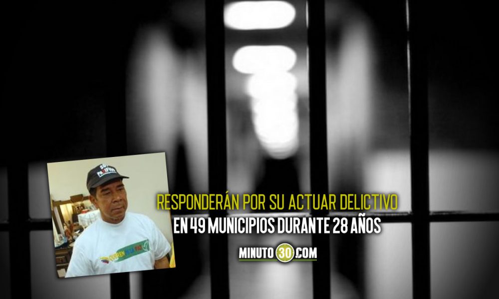 Condenaron a Ramón Isaza y a 59 postulados más