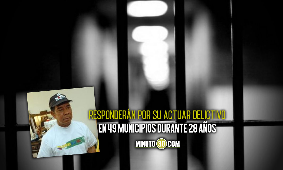 ¡Atención! Condenaron a Ramón Isaza y a 59 postulados por más de 1900 hechos violentos 1 Condenaron a Ramón Isaza y a 59 postulados más