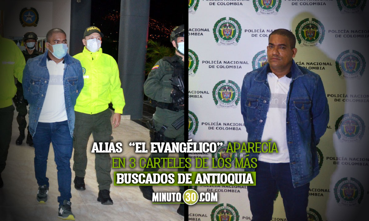 EN VIDEO: Se entregó “El Evangélico” criminal de “Los Caparros”, entre los más buscados en Antioquia 1 El Evangélico