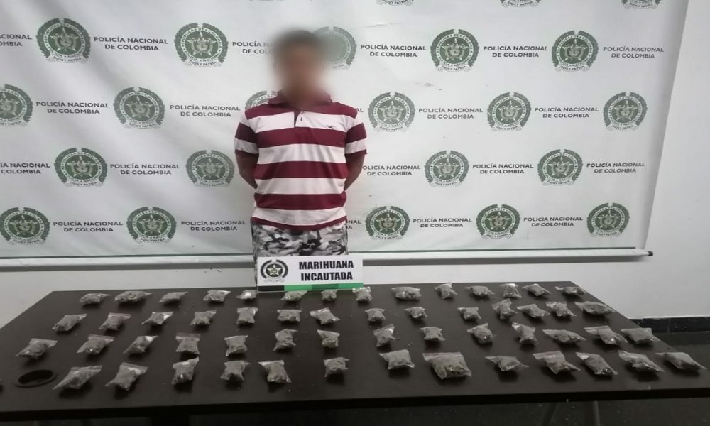 A Venezolano le pillaron marihuana en dosis por La Trinidad