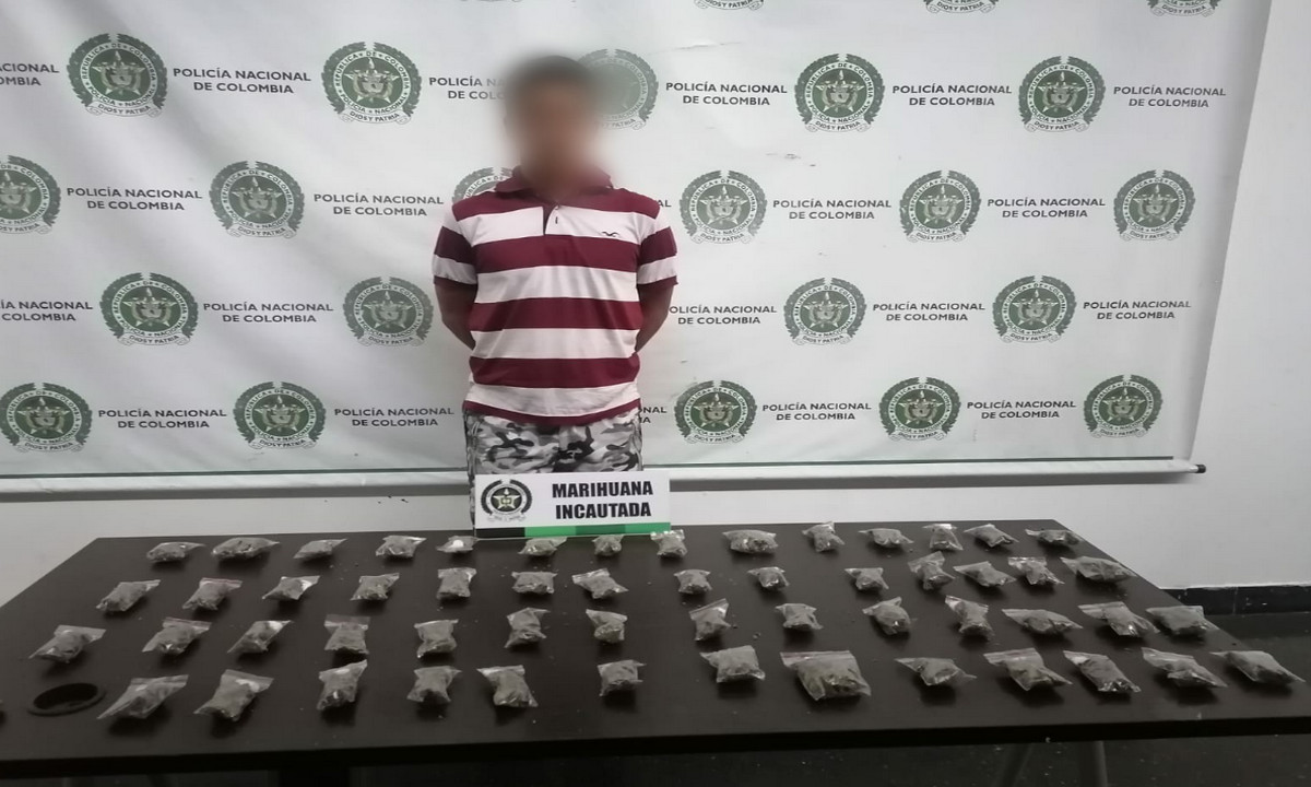 A venezolano le pillaron marihuana en dosis por La Trinidad 1 A Venezolano le pillaron marihuana en dosis por La Trinidad