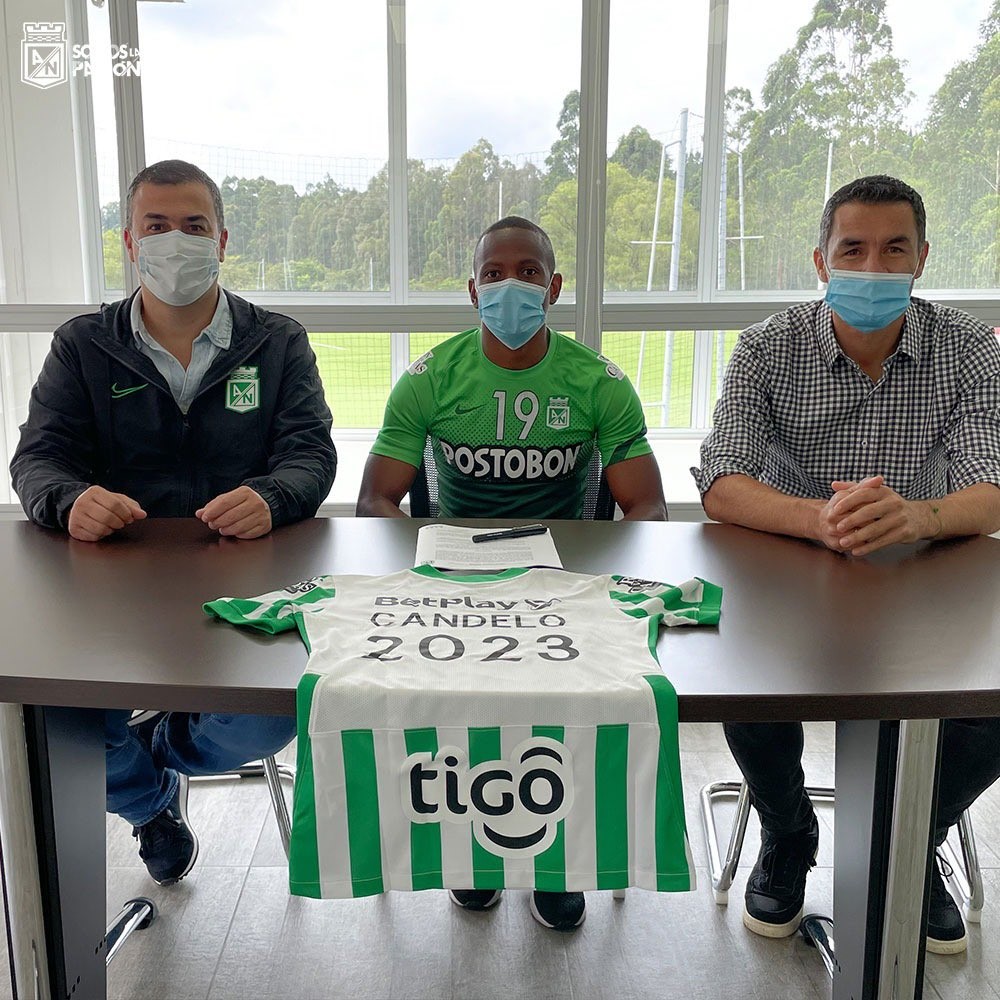 Atlético Nacional extendió contrato de Yerson Candelo, 2023
