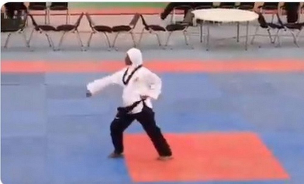 VIDEO. Atleta con ocho meses de embarazo se llevó la medalla de oro de Taekwondo 1 atleta embarazada oro