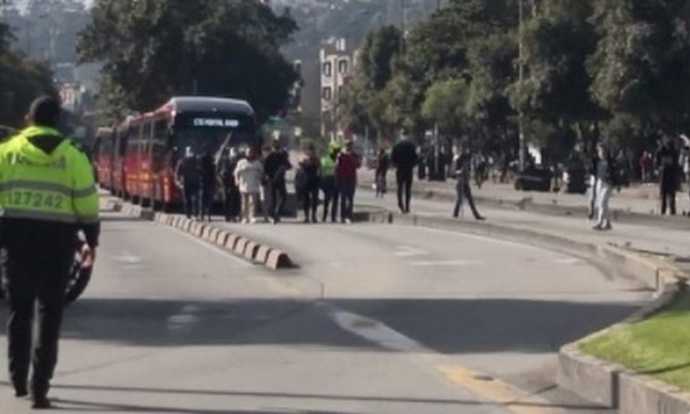 bloqueo transmilenio paro nacional