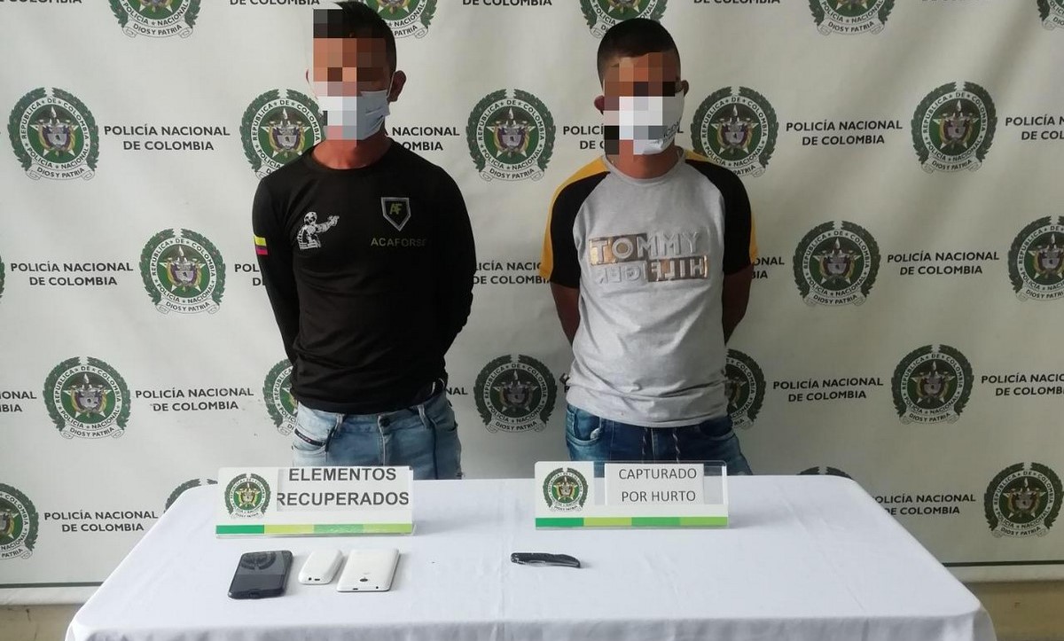Los cogieron en Itagüí por hurto de celulares e intimidación con arma blanca 1 Capturados en Itagüí